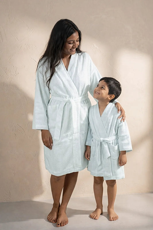 BAmboo waffle bathrobe