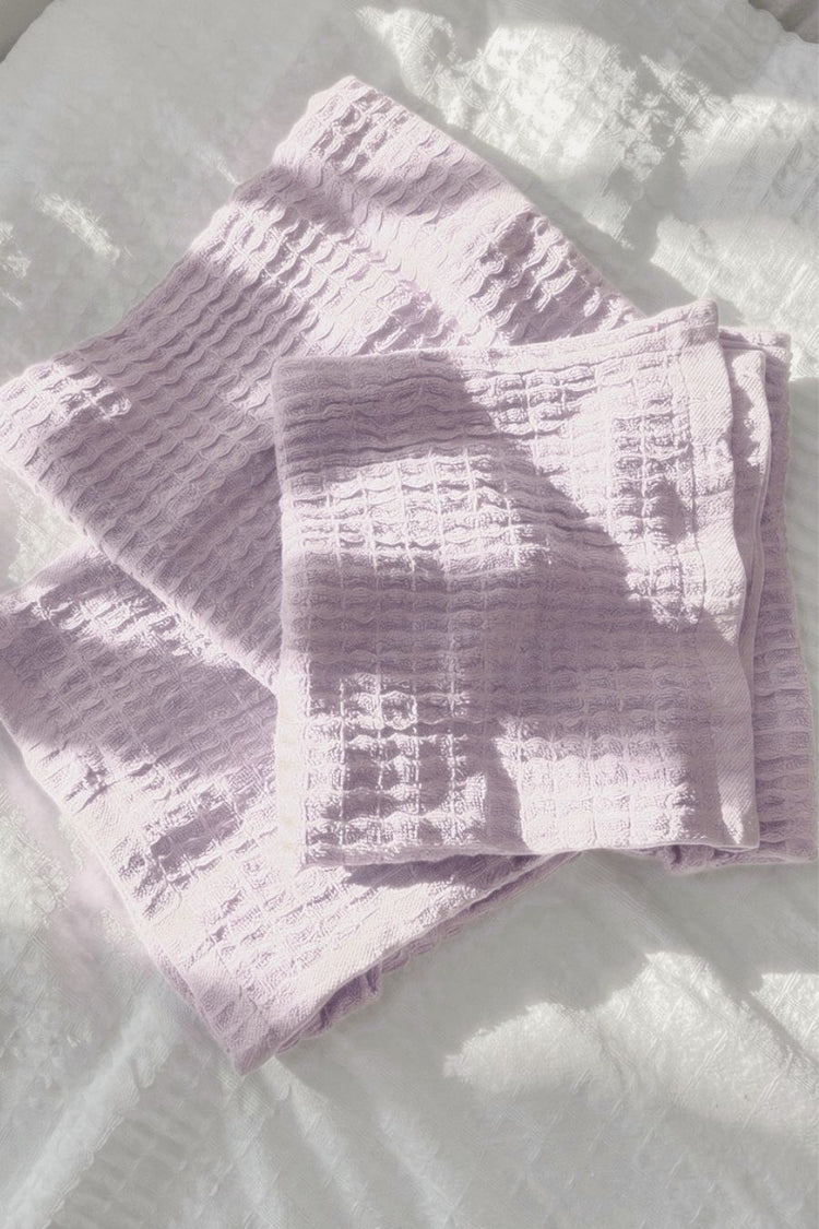 Bamboo Waffle Face Towels(set of 4)