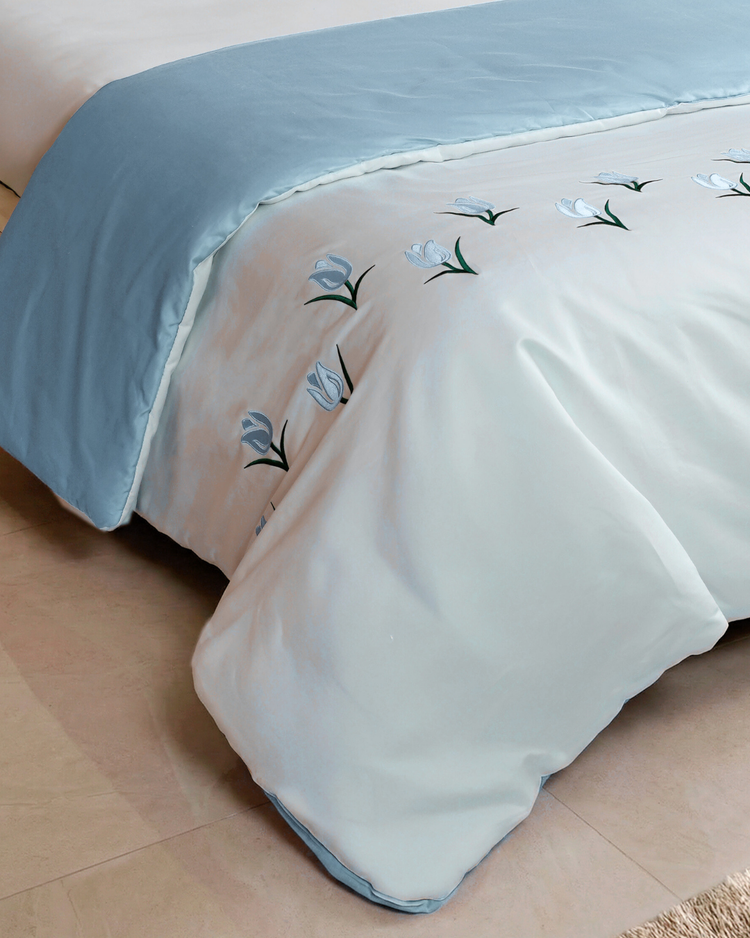 1000 TC COTTON SATEEN Reversible Duvet