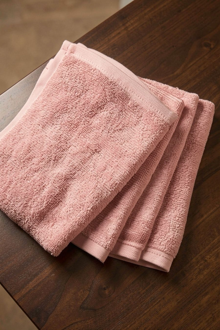 Bamboo Terry Face Towels (Set of 4)